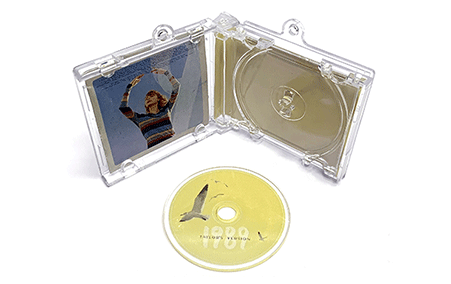 迷你CD唱片标簽：NFC音樂牆的新篇章